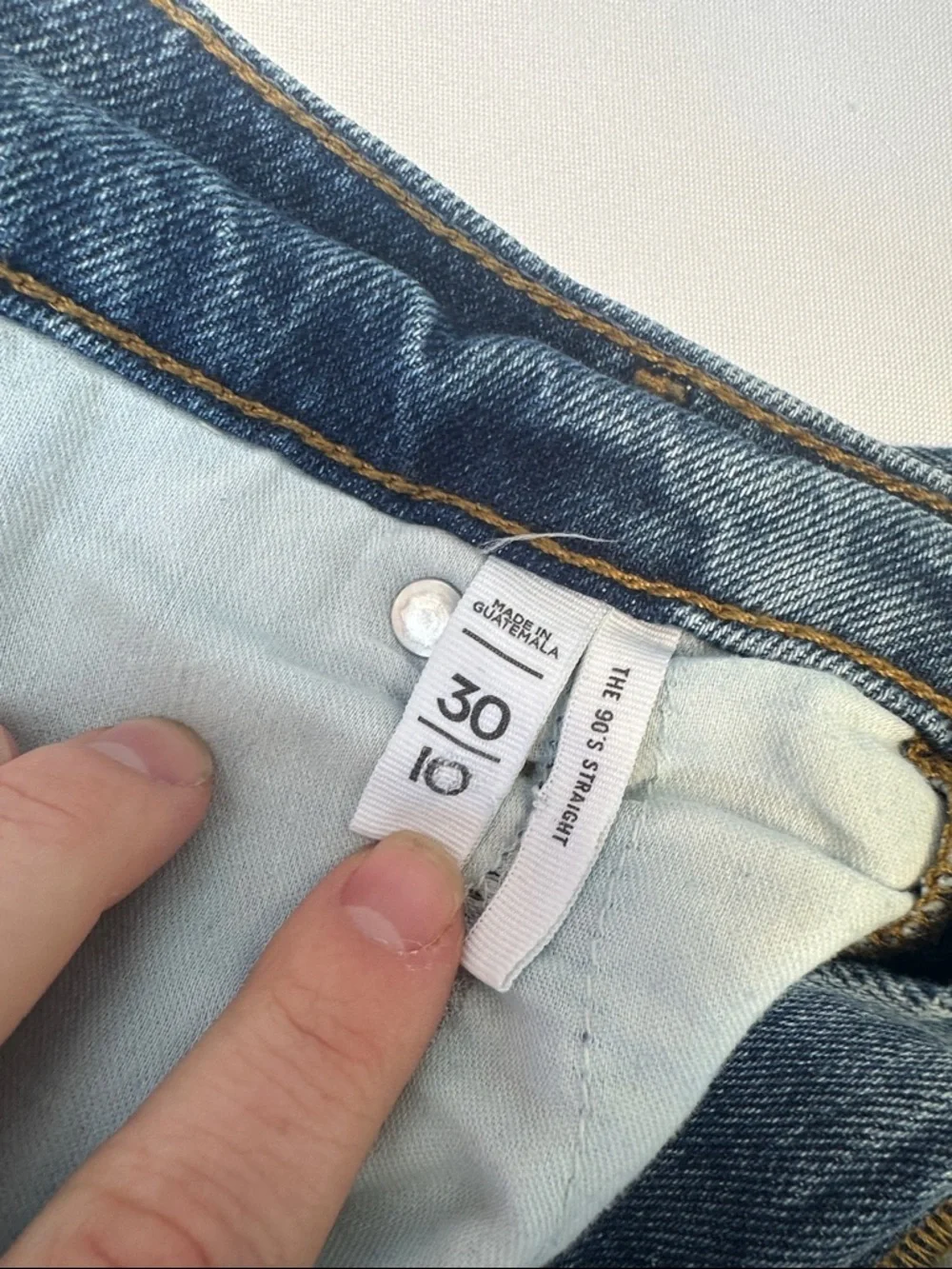 Loft Classic 90s Straight Leg Blue Jeans Size 30
